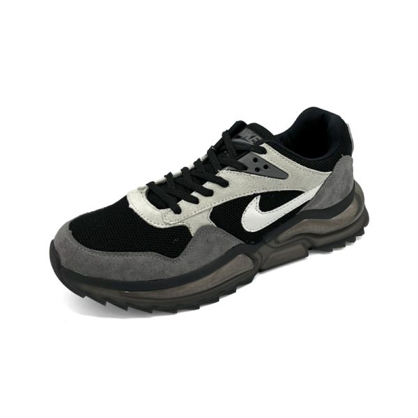 کتونی نایک ایرمکس (AirMax) مردانه رنگ طوسی سفید کد 1019